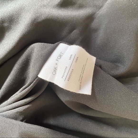 Oak + Fort Chiffon Pleated Midi Skirt - Picture 2 of 5